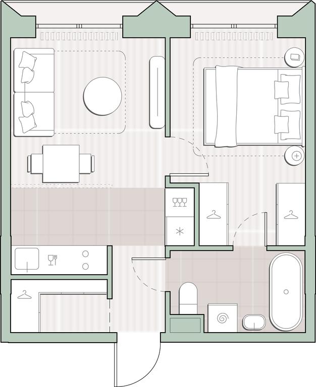1-BD Apartment Sale, 35.8平方米 at Sreda na Lobachevskogo, Ochakovskoye Highway, Moscow, Russia #1