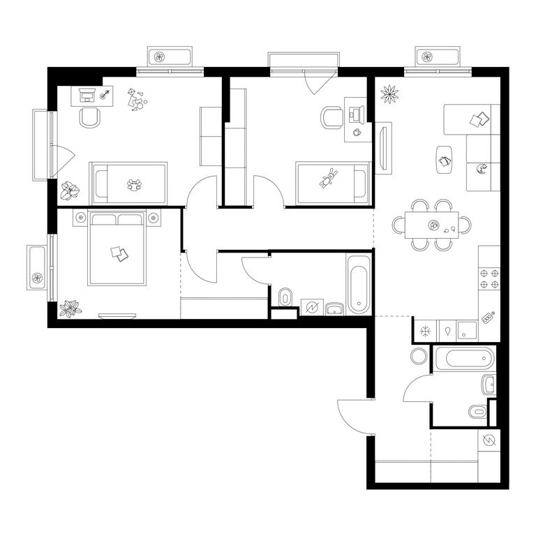 3-BD Apartment Sale, 88.7 sq. m. at Ilinskie Luga, Zapovednaya Street, 1, posyolok Ilyinskoye-Usovo, Krasnogorsk City District, Moscow Region, Russia #1 3-BD Apartment Sale, 88.7 sq. m. at Ilinskie Luga, Zapovednaya Street, 1, posyolok Ilyinskoye-Usovo, Krasnogorsk City District, Moscow Region, Russia #1