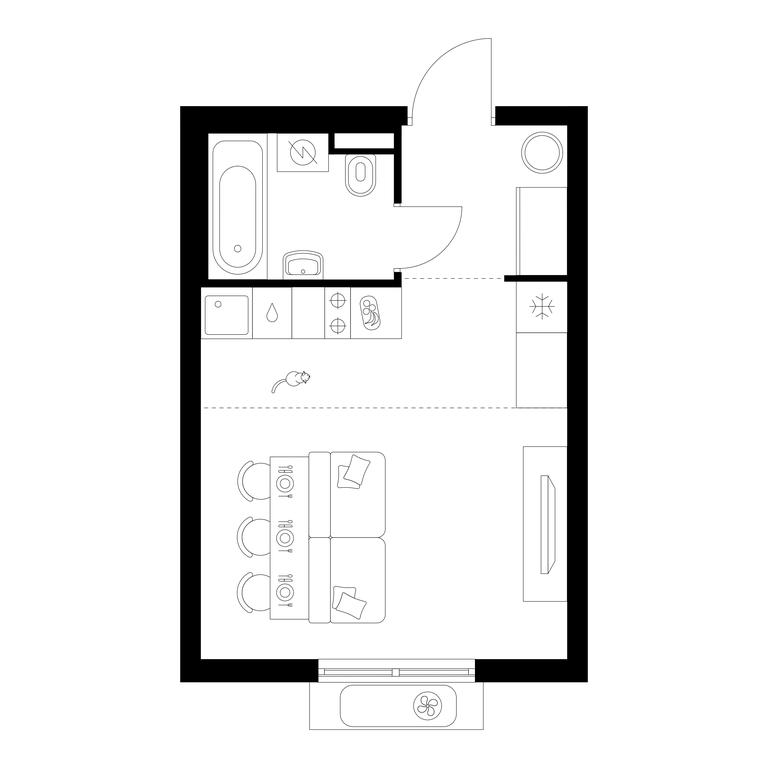 Apartment Sale, 25.5 sq. m. at Ilinskie Luga, Zapovednaya Street, 1, posyolok Ilyinskoye-Usovo, Krasnogorsk City District, Moscow Region, Russia #1 Apartment Sale, 25.5 sq. m. at Ilinskie Luga, Zapovednaya Street, 1, posyolok Ilyinskoye-Usovo, Krasnogorsk City District, Moscow Region, Russia #1