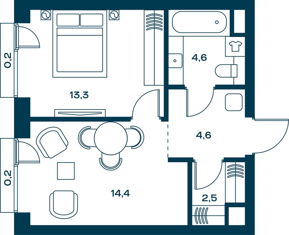 Продажа 1-комн. квартиры, 41,2 м² в ЖК «Соул (Soul)», Часовая улица, 28, Москва, Россия #1 Продажа 1-комн. квартиры, 41,2 м² в ЖК «Соул (Soul)», Часовая улица, 28, Москва, Россия #1