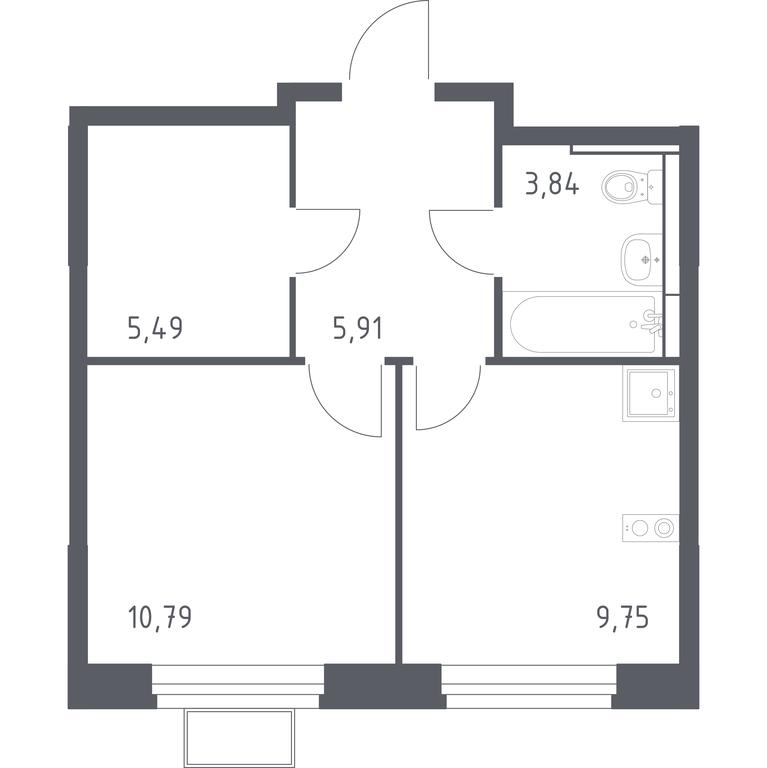 Apartment Sale, 35.78 sq. m. at Novoe Vidnoe, Kalinovka Village, Leninskiy City District, Moscow Region, Russia #1 Apartment Sale, 35.78 sq. m. at Novoe Vidnoe, Kalinovka Village, Leninskiy City District, Moscow Region, Russia #1