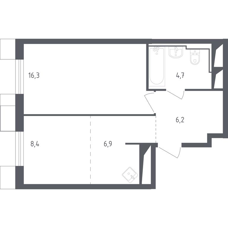 Apartment Sale, 42.91 sq. m. at Sputnik, Lipovoy Roschi Street, 1к4, derevnya Razdory, Odintsovskiy City District, Moscow Region, Russia #1 Apartment Sale, 42.91 sq. m. at Sputnik, Lipovoy Roschi Street, 1к4, derevnya Razdory, Odintsovskiy City District, Moscow Region, Russia #1