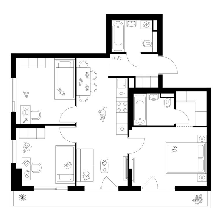 3-BD Apartment Sale, 66.9 sq. m. at Salarevo Park, Salaryevskaya Street, 8к1, Moskovskiy Settlement, Moscow, Russia #1 3-BD Apartment Sale, 66.9 sq. m. at Salarevo Park, Salaryevskaya Street, 8к1, Moskovskiy Settlement, Moscow, Russia #1