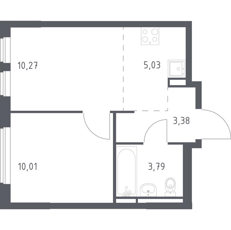 Apartment Sale, 32.48 sq. m. at Mytishchi Park, Silikatnaya ulitsa, 41к3, Mytischi, Moscow Region, Russia #1 Apartment Sale, 32.48 sq. m. at Mytishchi Park, Silikatnaya ulitsa, 41к3, Mytischi, Moscow Region, Russia #1