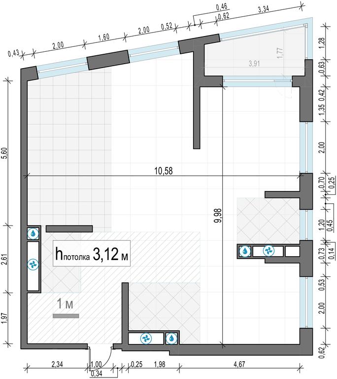 3-BD Apartment Sale, 105.2 sq. m. at KutuzovGRAD I, Ryabinovaya Street, 3к1, Moscow, Russia #2 3-BD Apartment Sale, 105.2 sq. m. at KutuzovGRAD I, Ryabinovaya Street, 3к1, Moscow, Russia #2
