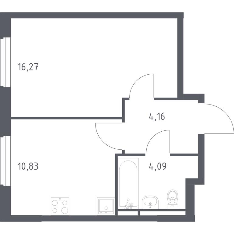 Apartment Sale, 35.35 sq. m. at Mytishchi Park, Silikatnaya ulitsa, 41к3, Mytischi, Moscow Region, Russia #1 Apartment Sale, 35.35 sq. m. at Mytishchi Park, Silikatnaya ulitsa, 41к3, Mytischi, Moscow Region, Russia #1