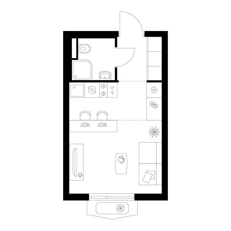 Продажа квартиры, 21,8 м² в ЖК «Ильинские луга», Заповедная улица, 1, посёлок Ильинское-Усово, городской округ Красногорск, Московская область, Россия #1 Продажа квартиры, 21,8 м² в ЖК «Ильинские луга», Заповедная улица, 1, посёлок Ильинское-Усово, городской округ Красногорск, Московская область, Россия #1