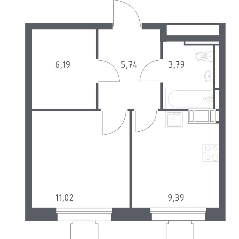 Apartment Sale, 35.4 sq. m. at Tomilino Park, 1-y kvartal, posyolok Zhilino-1, Lubertsy City District, Moscow Region, Russia #1 Apartment Sale, 35.4 sq. m. at Tomilino Park, 1-y kvartal, posyolok Zhilino-1, Lubertsy City District, Moscow Region, Russia #1