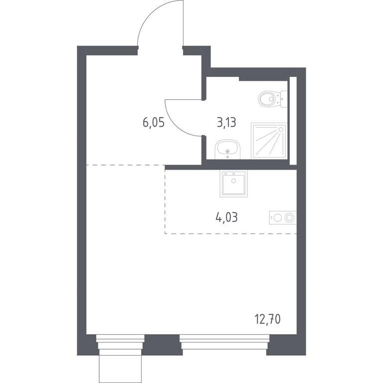 Apartment Sale, 25.91 sq. m. at Novoe Vnukovo, kvartal № 38, Kokoshkino Settlement, Moscow, Russia #1 Apartment Sale, 25.91 sq. m. at Novoe Vnukovo, kvartal № 38, Kokoshkino Settlement, Moscow, Russia #1