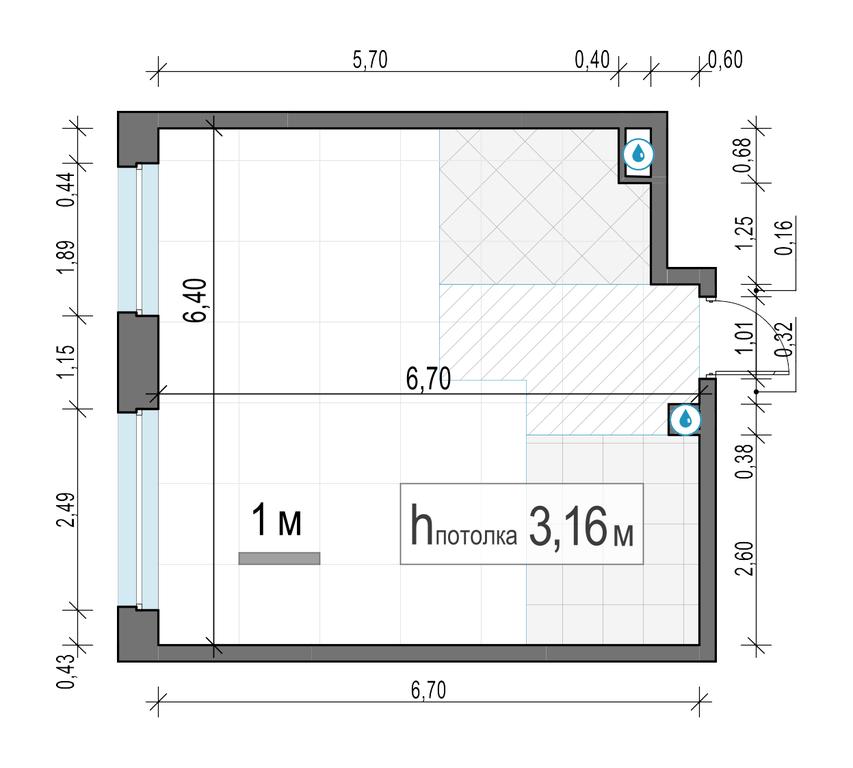 1-BD Apartment Sale, 40.4 sq. m. at Belyi Grad, Tsentralnaya Street, 1, Mytischi, Moscow Region, Russia #2 1-BD Apartment Sale, 40.4 sq. m. at Belyi Grad, Tsentralnaya Street, 1, Mytischi, Moscow Region, Russia #2