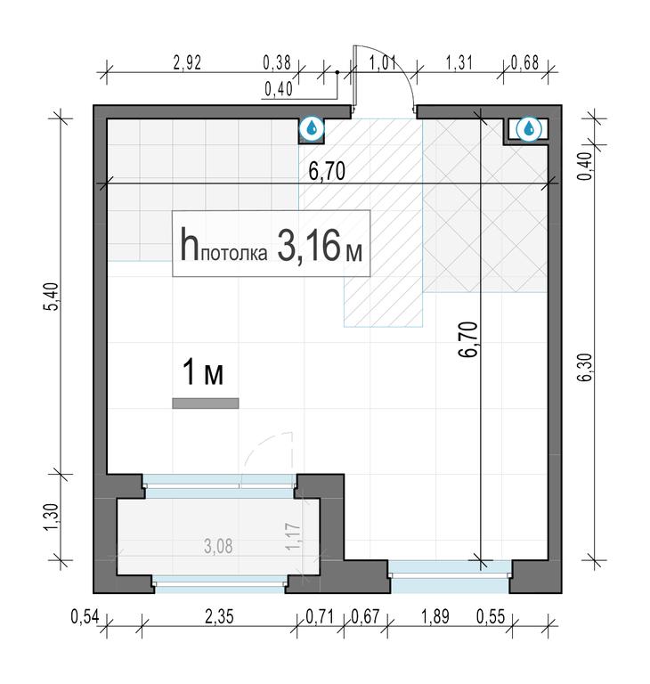 1-BD Apartment Sale, 40.6 sq. m. at Belyi Grad, Tsentralnaya Street, 1, Mytischi, Moscow Region, Russia #2 1-BD Apartment Sale, 40.6 sq. m. at Belyi Grad, Tsentralnaya Street, 1, Mytischi, Moscow Region, Russia #2