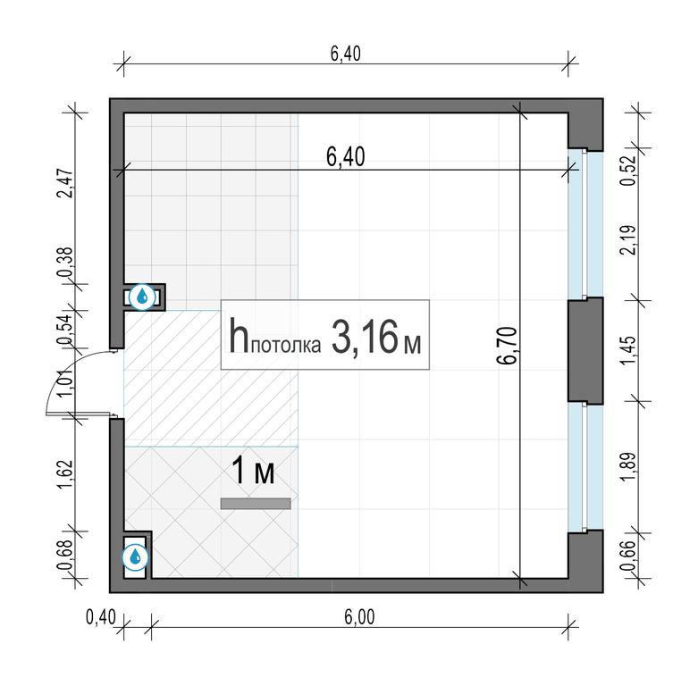 1-BD Apartment Sale, 41.4 sq. m. at Belyi Grad, Tsentralnaya Street, 1, Mytischi, Moscow Region, Russia #2 1-BD Apartment Sale, 41.4 sq. m. at Belyi Grad, Tsentralnaya Street, 1, Mytischi, Moscow Region, Russia #2