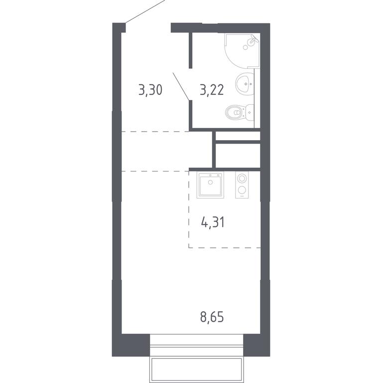 Apartment Sale, 19.48 sq. m. at Novograd Pavlino, Kosinskoye shosse, 2, Novoye Pavlino Microdistrict, Balashikha, Moscow Region, Russia #1 Apartment Sale, 19.48 sq. m. at Novograd Pavlino, Kosinskoye shosse, 2, Novoye Pavlino Microdistrict, Balashikha, Moscow Region, Russia #1