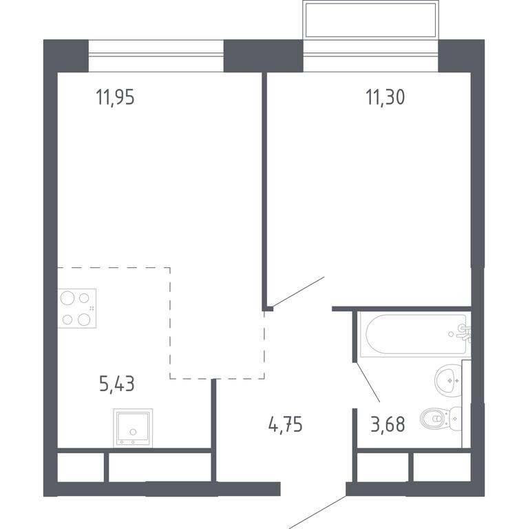 Apartment Sale, 37.11 sq. m. at Novograd Pavlino, Kosinskoye shosse, 2, Novoye Pavlino Microdistrict, Balashikha, Moscow Region, Russia #1 Apartment Sale, 37.11 sq. m. at Novograd Pavlino, Kosinskoye shosse, 2, Novoye Pavlino Microdistrict, Balashikha, Moscow Region, Russia #1