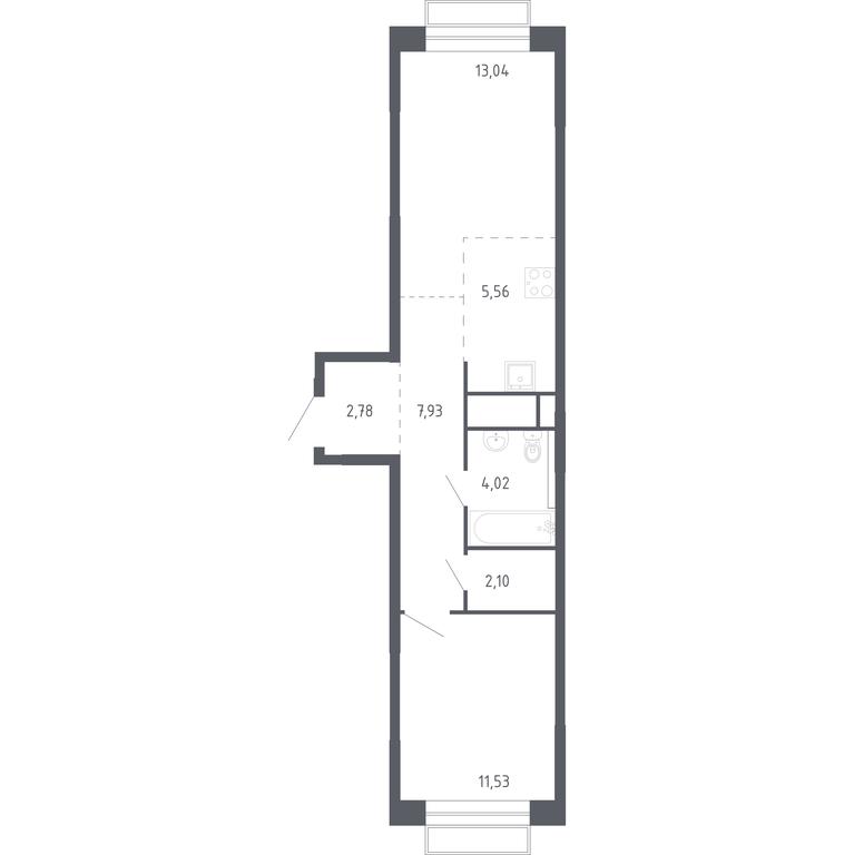 Apartment Sale, 46.96平方米 at Novograd Pavlino, Kosinskoye shosse, 2, Novoye Pavlino Microdistrict, Balashikha, Moscow Region, Russia #1 Apartment Sale, 46.96平方米 at Novograd Pavlino, Kosinskoye shosse, 2, Novoye Pavlino Microdistrict, Balashikha, Moscow Region, Russia #1
