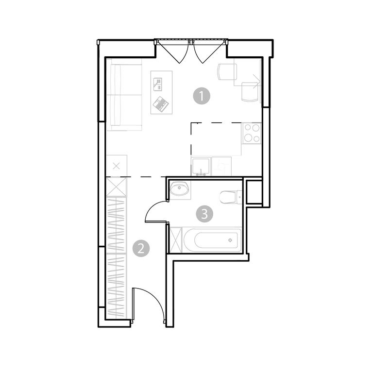 Apartment Sale, 26.52 sq. m. at EvoPark Sokolniki, Poteshnaya Street, Moscow, Russia #1 Apartment Sale, 26.52 sq. m. at EvoPark Sokolniki, Poteshnaya Street, Moscow, Russia #1