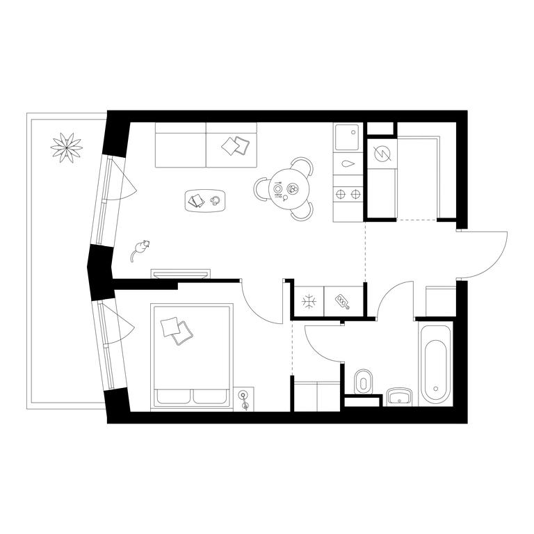 1-BD Apartment Sale, 38.7 sq. m. at Salarevo Park, Salaryevskaya Street, 8к1, Moskovskiy Settlement, Moscow, Russia #1 1-BD Apartment Sale, 38.7 sq. m. at Salarevo Park, Salaryevskaya Street, 8к1, Moskovskiy Settlement, Moscow, Russia #1