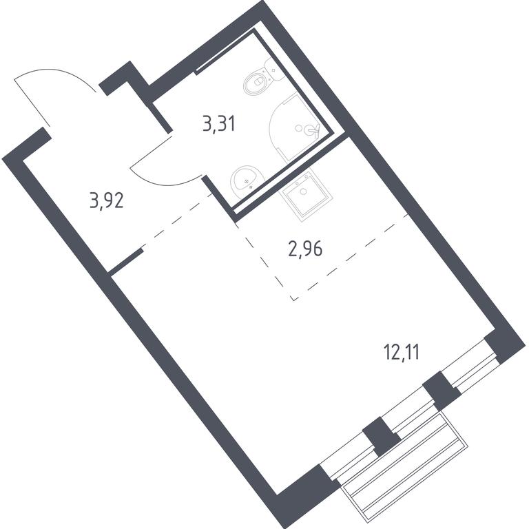 Apartment Sale, 22.3 sq. m. at Rublevskiy Kvartal, Laykovo Green Quarter, zhiloy kompleks Gorod-sobytiye Laykovo, selo Laykovo, Odintsovskiy City District, Moscow Region, Russia #1 Apartment Sale, 22.3 sq. m. at Rublevskiy Kvartal, Laykovo Green Quarter, zhiloy kompleks Gorod-sobytiye Laykovo, selo Laykovo, Odintsovskiy City District, Moscow Region, Russia #1