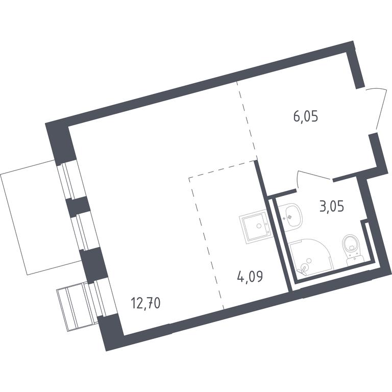 Apartment Sale, 25.7平方米 at Rublevskiy Kvartal, Laykovo Green Quarter, zhiloy kompleks Gorod-sobytiye Laykovo, selo Laykovo, Odintsovskiy City District, Moscow Region, Russia #1 Apartment Sale, 25.7平方米 at Rublevskiy Kvartal, Laykovo Green Quarter, zhiloy kompleks Gorod-sobytiye Laykovo, selo Laykovo, Odintsovskiy City District, Moscow Region, Russia #1