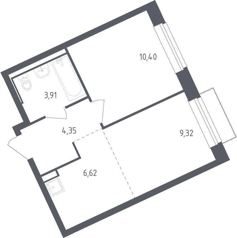 Apartment Sale, 34.6 sq. m. at Rublevskiy Kvartal, Laykovo Green Quarter, zhiloy kompleks Gorod-sobytiye Laykovo, selo Laykovo, Odintsovskiy City District, Moscow Region, Russia #1 Apartment Sale, 34.6 sq. m. at Rublevskiy Kvartal, Laykovo Green Quarter, zhiloy kompleks Gorod-sobytiye Laykovo, selo Laykovo, Odintsovskiy City District, Moscow Region, Russia #1