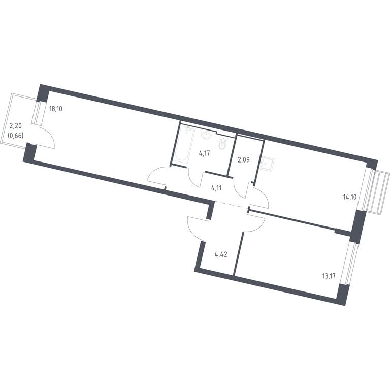 1-BD Apartment Sale, 60.82 sq. m. at Rublevskiy Kvartal, Laykovo Green Quarter, zhiloy kompleks Gorod-sobytiye Laykovo, selo Laykovo, Odintsovskiy City District, Moscow Region, Russia #1 1-BD Apartment Sale, 60.82 sq. m. at Rublevskiy Kvartal, Laykovo Green Quarter, zhiloy kompleks Gorod-sobytiye Laykovo, selo Laykovo, Odintsovskiy City District, Moscow Region, Russia #1