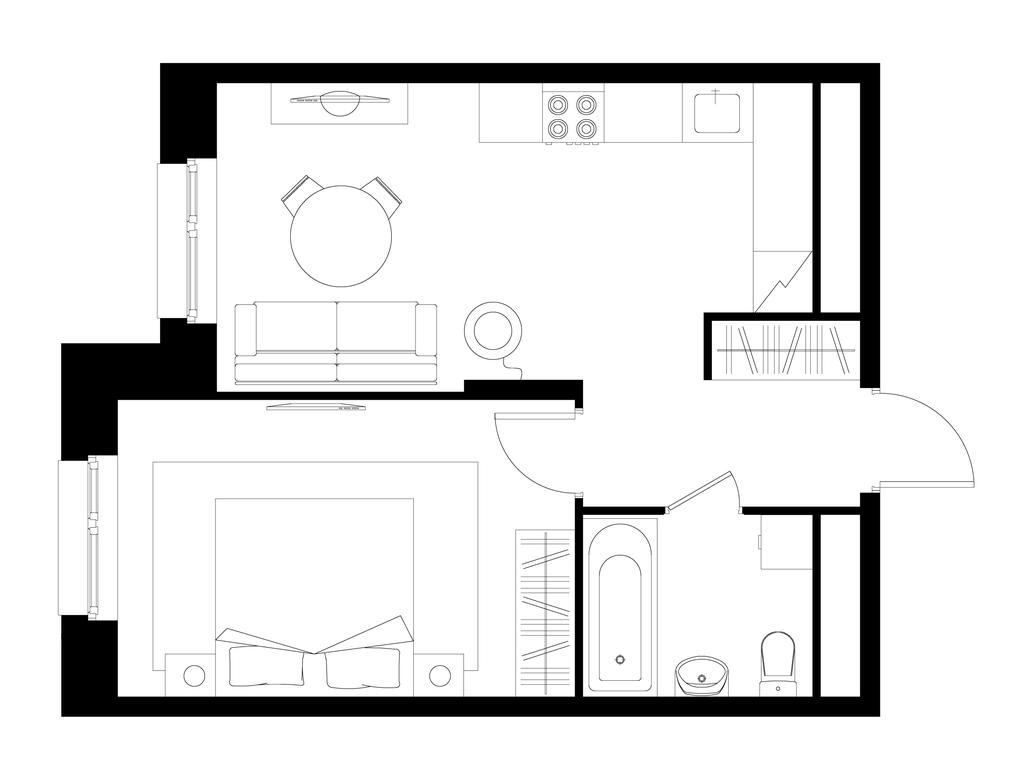 Apartment Sale, 40.3 sq. m. at Pervyi Moskovskiy, ulitsa Bianki, 1, Moskovskiy, Moscow, Russia #1