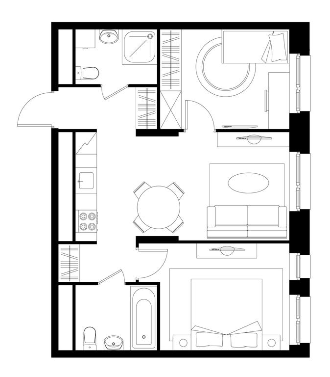 2-BD Apartment Sale, 53.3 sq. m. at Pervyi Moskovskiy, ulitsa Bianki, 1, Moskovskiy, Moscow, Russia #1 2-BD Apartment Sale, 53.3 sq. m. at Pervyi Moskovskiy, ulitsa Bianki, 1, Moskovskiy, Moscow, Russia #1