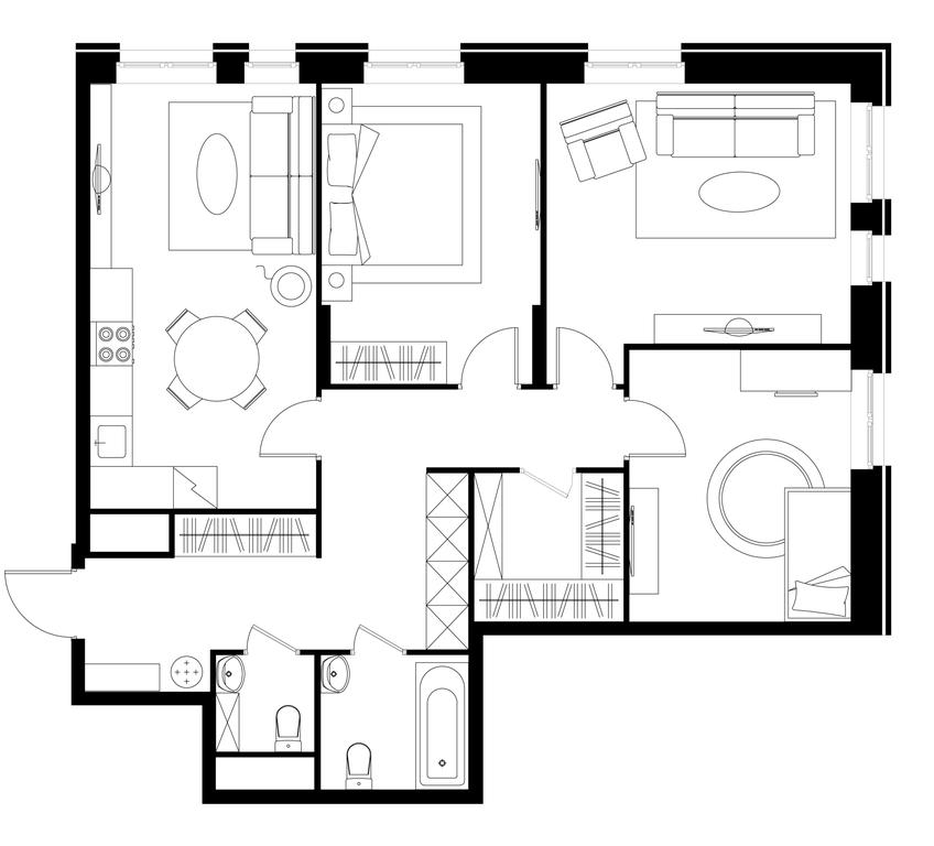 3-BD Apartment Sale, 87.7 sq. m. at Pervyi Moskovskiy, ulitsa Bianki, 1, Moskovskiy, Moscow, Russia #1 3-BD Apartment Sale, 87.7 sq. m. at Pervyi Moskovskiy, ulitsa Bianki, 1, Moskovskiy, Moscow, Russia #1