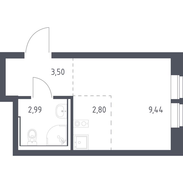 Apartment Sale, 18.73平方米 at Kvartal Zapadnyj, kvartal № 76, Marushkinskoye Settlement, Moscow, Russia #1 Apartment Sale, 18.73平方米 at Kvartal Zapadnyj, kvartal № 76, Marushkinskoye Settlement, Moscow, Russia #1