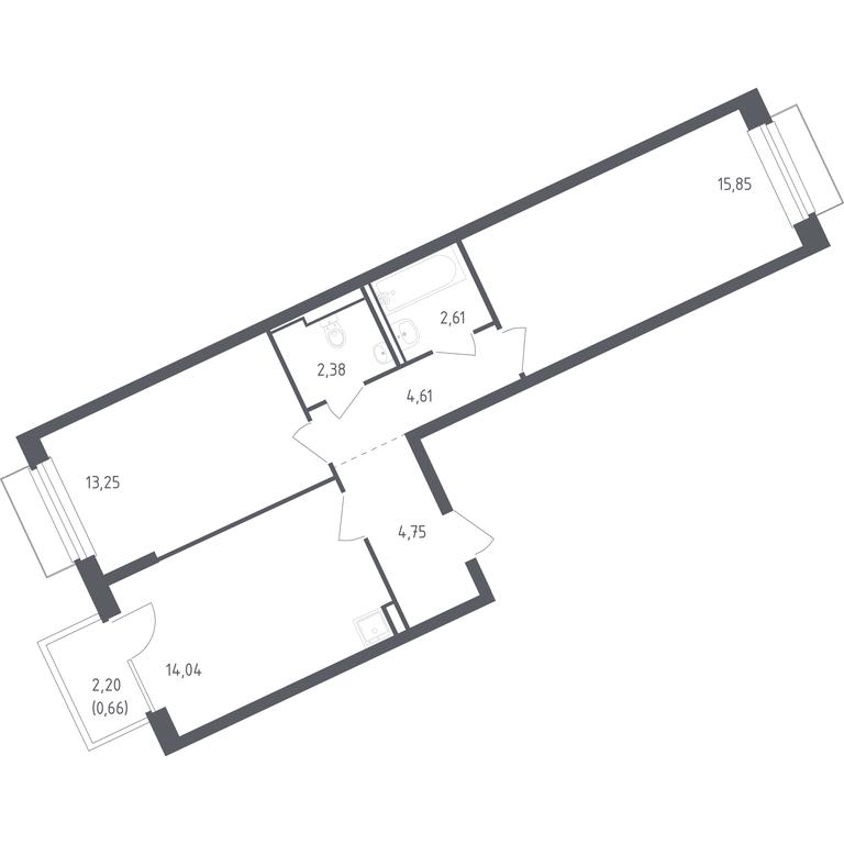 1-BD Apartment Sale, 58.15 sq. m. at Rublevskiy Kvartal, Laykovo Green Quarter, zhiloy kompleks Gorod-sobytiye Laykovo, selo Laykovo, Odintsovskiy City District, Moscow Region, Russia #1 1-BD Apartment Sale, 58.15 sq. m. at Rublevskiy Kvartal, Laykovo Green Quarter, zhiloy kompleks Gorod-sobytiye Laykovo, selo Laykovo, Odintsovskiy City District, Moscow Region, Russia #1
