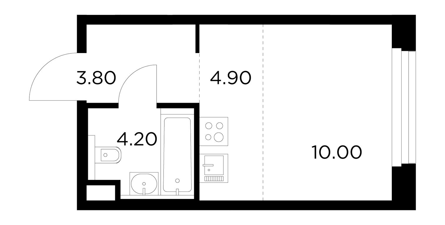 Apartment Sale, 22.9平方米 at Belyi Grad, Tsentralnaya Street, 1, Mytischi, Moscow Region, Russia #1 Apartment Sale, 22.9平方米 at Belyi Grad, Tsentralnaya Street, 1, Mytischi, Moscow Region, Russia #1