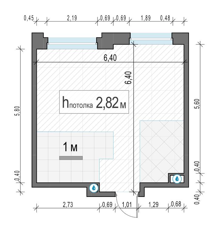 1-BD Apartment Sale, 37.2 sq. m. at Belyi Grad, Tsentralnaya Street, 1, Mytischi, Moscow Region, Russia #2 1-BD Apartment Sale, 37.2 sq. m. at Belyi Grad, Tsentralnaya Street, 1, Mytischi, Moscow Region, Russia #2