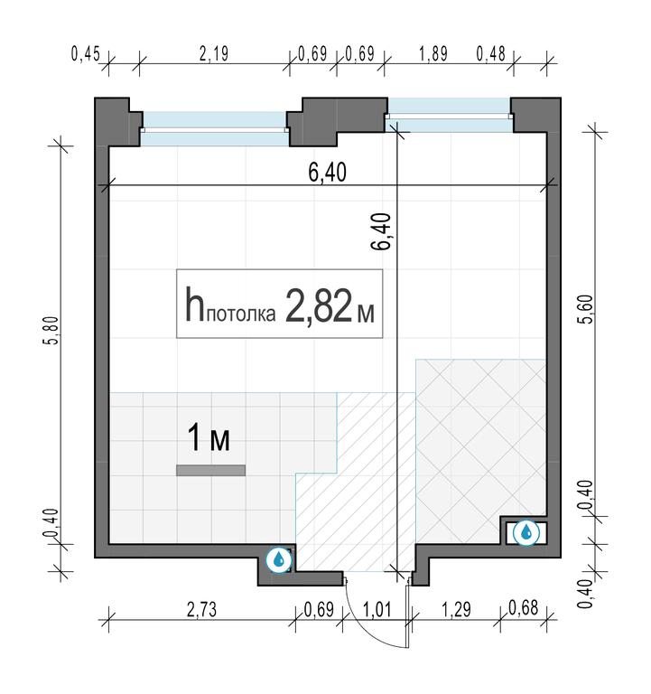 1-BD Apartment Sale, 37.2平方米 at Belyi Grad, Tsentralnaya Street, 1, Mytischi, Moscow Region, Russia #2 1-BD Apartment Sale, 37.2平方米 at Belyi Grad, Tsentralnaya Street, 1, Mytischi, Moscow Region, Russia #2