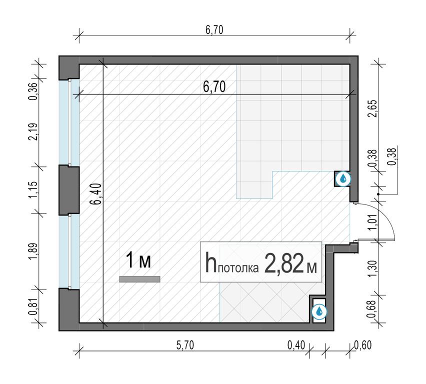 1-BD Apartment Sale, 40.3平方米 at Belyi Grad, Tsentralnaya Street, 1, Mytischi, Moscow Region, Russia #2 1-BD Apartment Sale, 40.3平方米 at Belyi Grad, Tsentralnaya Street, 1, Mytischi, Moscow Region, Russia #2