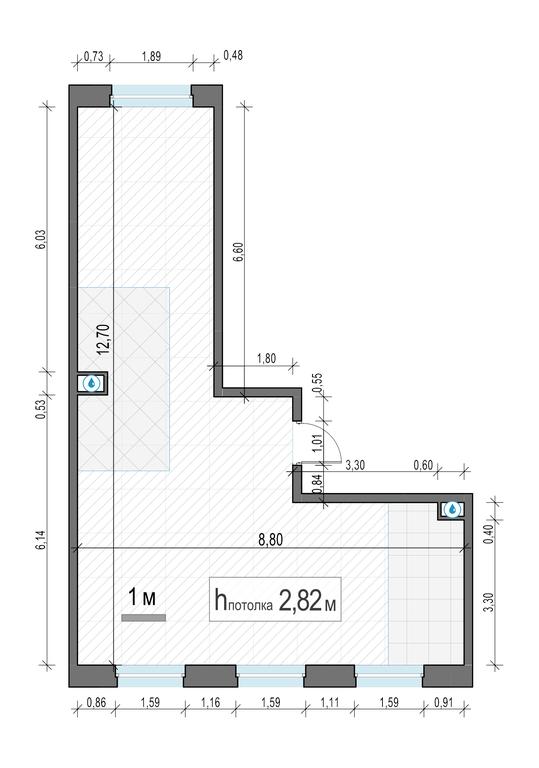 2-BD Apartment Sale, 62.3 sq. m. at Belyi Grad, Tsentralnaya Street, 1, Mytischi, Moscow Region, Russia #2