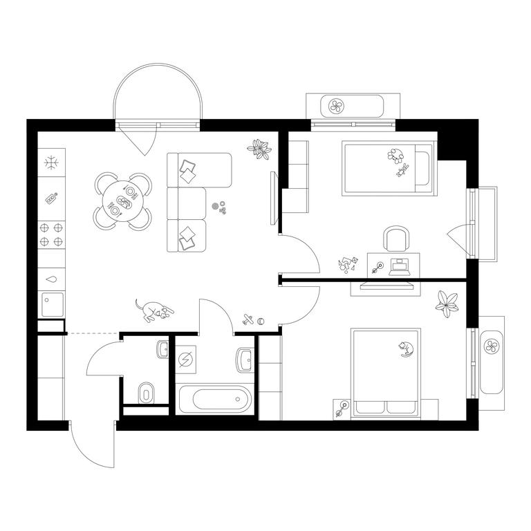2-BD Apartment Sale, 54.9 sq. m. at Ilinskie Luga, Zapovednaya Street, 1, posyolok Ilyinskoye-Usovo, Krasnogorsk City District, Moscow Region, Russia #1 2-BD Apartment Sale, 54.9 sq. m. at Ilinskie Luga, Zapovednaya Street, 1, posyolok Ilyinskoye-Usovo, Krasnogorsk City District, Moscow Region, Russia #1