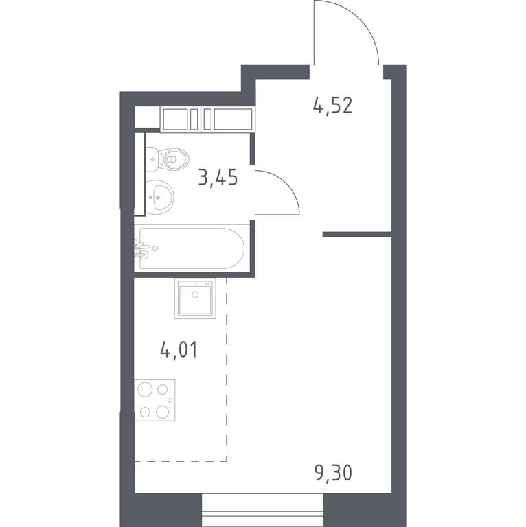 Apartment Sale, 21.28 sq. m. at Eko Bunino, prospekt Kuprina, 34к1, Sosenskoye Settlement, Moscow, Russia #1 Apartment Sale, 21.28 sq. m. at Eko Bunino, prospekt Kuprina, 34к1, Sosenskoye Settlement, Moscow, Russia #1