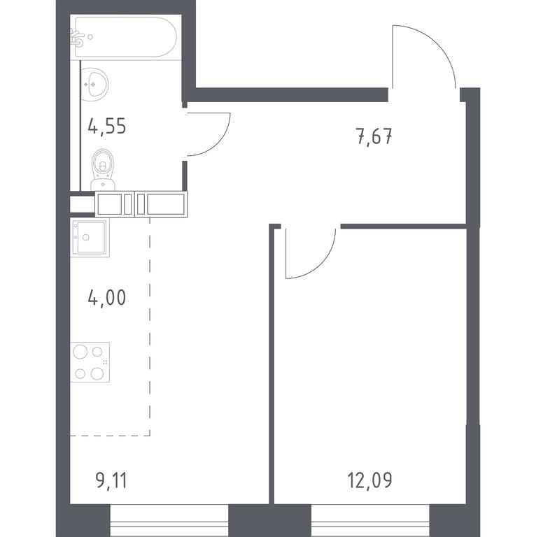 Apartment Sale, 37.42 sq. m. at Eko Bunino, prospekt Kuprina, 34к1, Sosenskoye Settlement, Moscow, Russia #1 Apartment Sale, 37.42 sq. m. at Eko Bunino, prospekt Kuprina, 34к1, Sosenskoye Settlement, Moscow, Russia #1