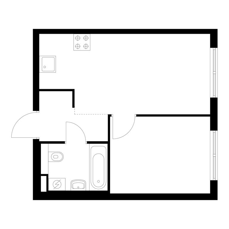 1-BD Apartment Sale, 34.5平方米 at Ilinskie Luga, Zapovednaya Street, 1, posyolok Ilyinskoye-Usovo, Krasnogorsk City District, Moscow Region, Russia #1 1-BD Apartment Sale, 34.5平方米 at Ilinskie Luga, Zapovednaya Street, 1, posyolok Ilyinskoye-Usovo, Krasnogorsk City District, Moscow Region, Russia #1