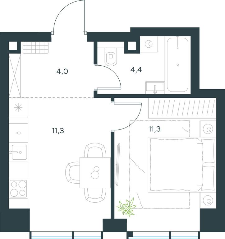 Apartment Sale, 31平方米 at Paveletskaya City, Dubininskaya Street, 59, Moscow, Russia #1 Apartment Sale, 31平方米 at Paveletskaya City, Dubininskaya Street, 59, Moscow, Russia #1