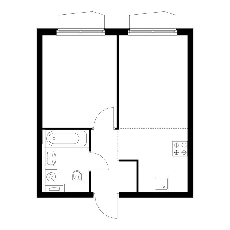 1-BD Apartment Sale, 35 sq. m. at Holland Park, Volokolamskoye Highway, 71/13к1, Moscow, Russia #2 1-BD Apartment Sale, 35 sq. m. at Holland Park, Volokolamskoye Highway, 71/13к1, Moscow, Russia #2