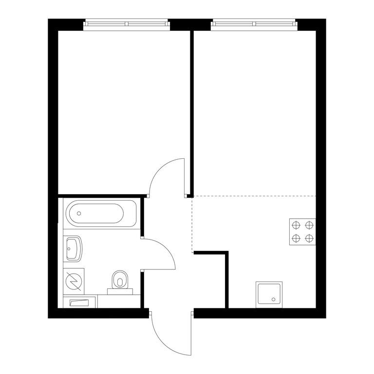 1-BD Apartment Sale, 35 sq. m. at Holland Park, Volokolamskoye Highway, 71/13к1, Moscow, Russia #1 1-BD Apartment Sale, 35 sq. m. at Holland Park, Volokolamskoye Highway, 71/13к1, Moscow, Russia #1