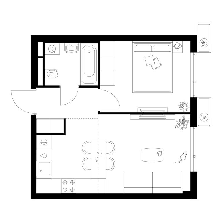 1-BD Apartment Sale, 37.1 sq. m. at Belaya Dacha Park, mikrorayon Parkovy, 1, Kotelniki, Moscow Region, Russia #1 1-BD Apartment Sale, 37.1 sq. m. at Belaya Dacha Park, mikrorayon Parkovy, 1, Kotelniki, Moscow Region, Russia #1