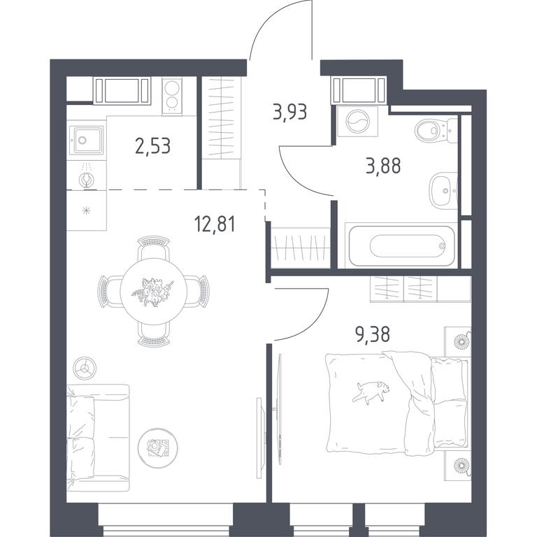 Apartment Sale, 32.53平方米 at Bolshoe Putilkovo, Prostornaya ulitsa, 1, Putilkovo Village, Krasnogorsk City District, Moscow Region, Russia #1 Apartment Sale, 32.53平方米 at Bolshoe Putilkovo, Prostornaya ulitsa, 1, Putilkovo Village, Krasnogorsk City District, Moscow Region, Russia #1
