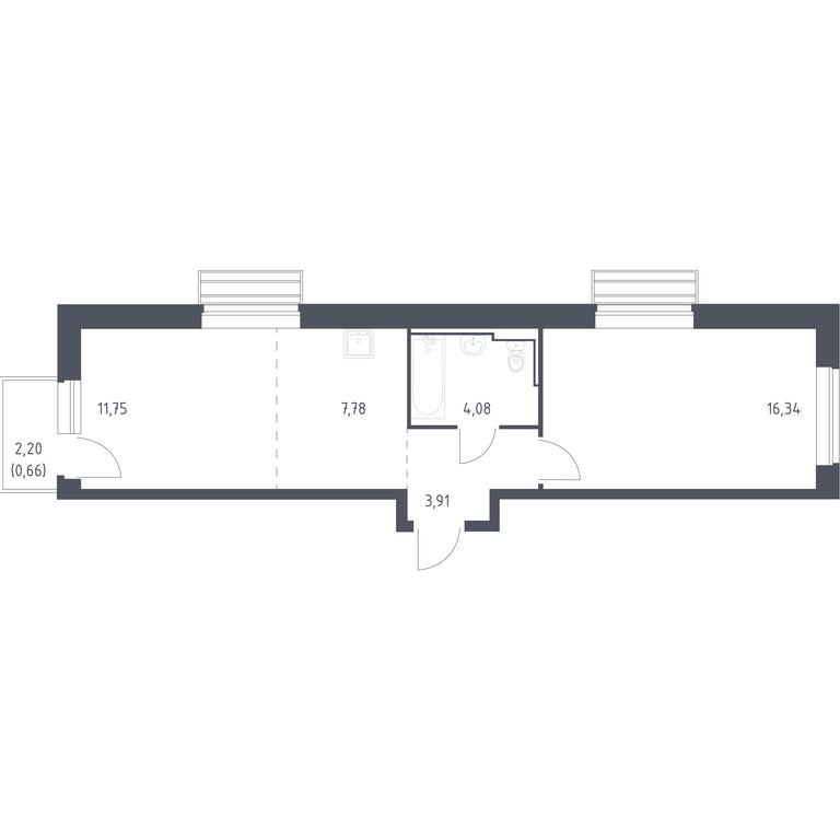 Apartment Sale, 44.52 sq. m. at Rublevskiy Kvartal, Laykovo Green Quarter, zhiloy kompleks Gorod-sobytiye Laykovo, selo Laykovo, Odintsovskiy City District, Moscow Region, Russia #1 Apartment Sale, 44.52 sq. m. at Rublevskiy Kvartal, Laykovo Green Quarter, zhiloy kompleks Gorod-sobytiye Laykovo, selo Laykovo, Odintsovskiy City District, Moscow Region, Russia #1