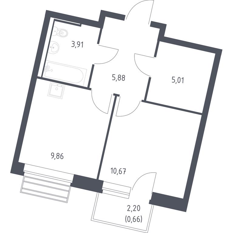 Apartment Sale, 35.99 sq. m. at Rublevskiy Kvartal, Laykovo Green Quarter, zhiloy kompleks Gorod-sobytiye Laykovo, selo Laykovo, Odintsovskiy City District, Moscow Region, Russia #1 Apartment Sale, 35.99 sq. m. at Rublevskiy Kvartal, Laykovo Green Quarter, zhiloy kompleks Gorod-sobytiye Laykovo, selo Laykovo, Odintsovskiy City District, Moscow Region, Russia #1