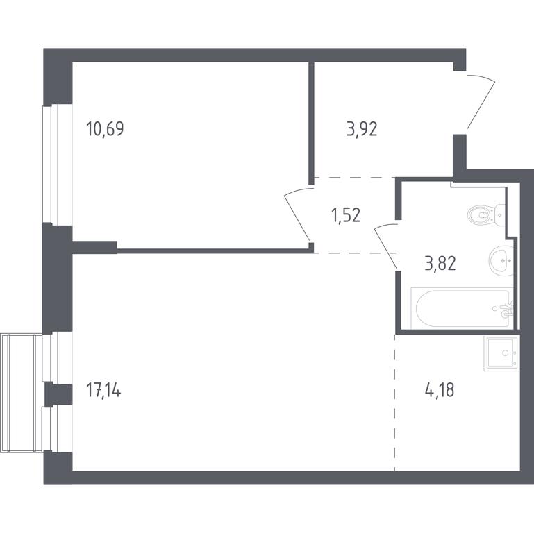 Apartment Sale, 41.27 sq. m. at Rublevskiy Kvartal, Laykovo Green Quarter, zhiloy kompleks Gorod-sobytiye Laykovo, selo Laykovo, Odintsovskiy City District, Moscow Region, Russia #1 Apartment Sale, 41.27 sq. m. at Rublevskiy Kvartal, Laykovo Green Quarter, zhiloy kompleks Gorod-sobytiye Laykovo, selo Laykovo, Odintsovskiy City District, Moscow Region, Russia #1