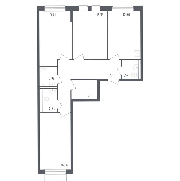 2-BD Apartment Sale, 78.6 sq. m. at Rublevskiy Kvartal, Laykovo Green Quarter, zhiloy kompleks Gorod-sobytiye Laykovo, selo Laykovo, Odintsovskiy City District, Moscow Region, Russia #1 2-BD Apartment Sale, 78.6 sq. m. at Rublevskiy Kvartal, Laykovo Green Quarter, zhiloy kompleks Gorod-sobytiye Laykovo, selo Laykovo, Odintsovskiy City District, Moscow Region, Russia #1