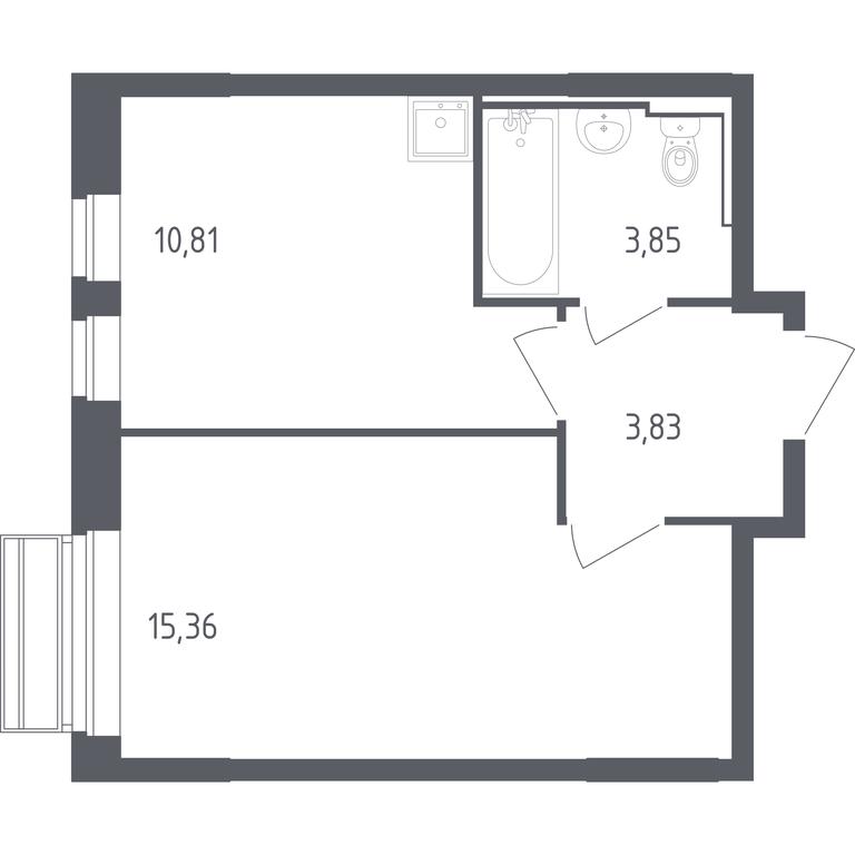 Apartment Sale, 33.85 sq. m. at Rublevskiy Kvartal, Laykovo Green Quarter, zhiloy kompleks Gorod-sobytiye Laykovo, selo Laykovo, Odintsovskiy City District, Moscow Region, Russia #1 Apartment Sale, 33.85 sq. m. at Rublevskiy Kvartal, Laykovo Green Quarter, zhiloy kompleks Gorod-sobytiye Laykovo, selo Laykovo, Odintsovskiy City District, Moscow Region, Russia #1