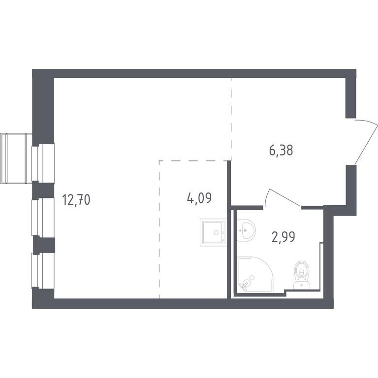 Apartment Sale, 26.16 sq. m. at Rublevskiy Kvartal, Laykovo Green Quarter, zhiloy kompleks Gorod-sobytiye Laykovo, selo Laykovo, Odintsovskiy City District, Moscow Region, Russia #1 Apartment Sale, 26.16 sq. m. at Rublevskiy Kvartal, Laykovo Green Quarter, zhiloy kompleks Gorod-sobytiye Laykovo, selo Laykovo, Odintsovskiy City District, Moscow Region, Russia #1